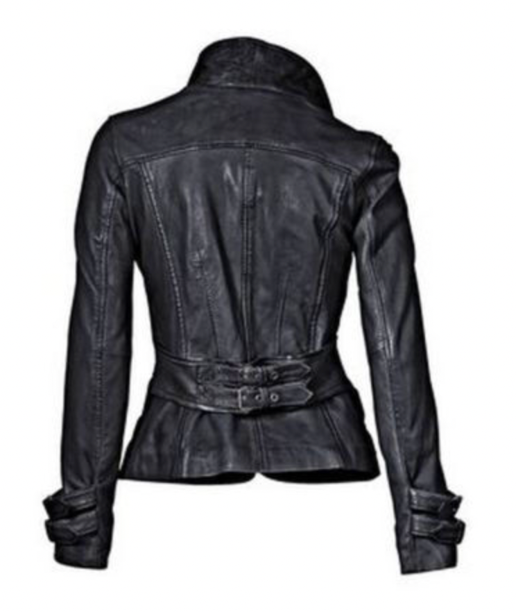 1+1 FREE: MW | Schwarze Lederjacke mit Passform